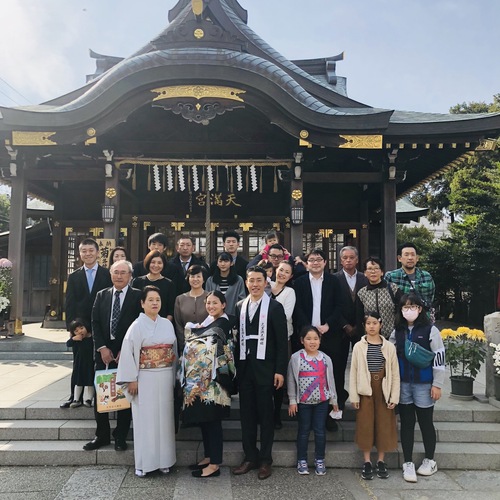 11/18 ご祈祷後に。